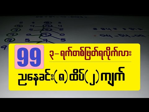 99-တဲ့ (၃)ရက်တစ်ဖြတ်ကစပြီးအလုပ်လုပ်ပီ ညနေခင်း (၈)ထိပ်နဲ့ (၂)ကွက်တင်မယ်နော် နေ့တိုက်သမားတွေအတွက်