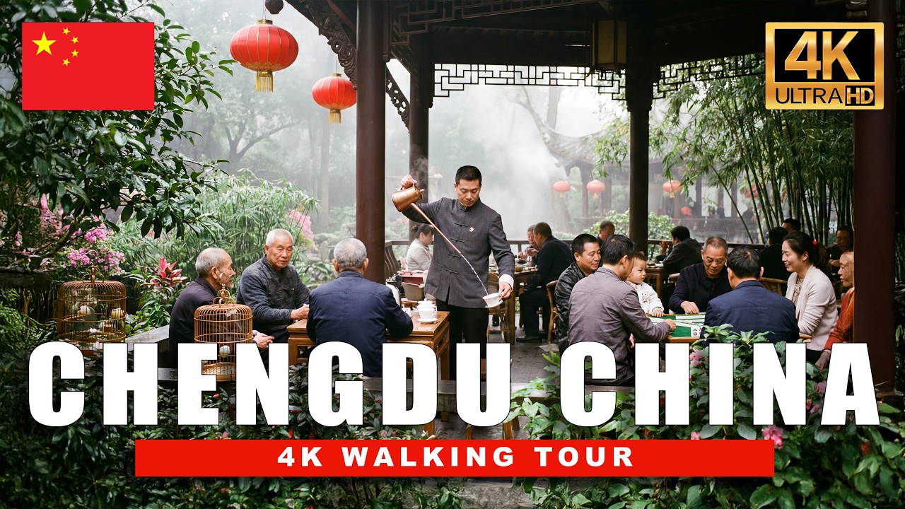Chengdu 4K Walking Tour: Calm Streets & Local Life 🌿
