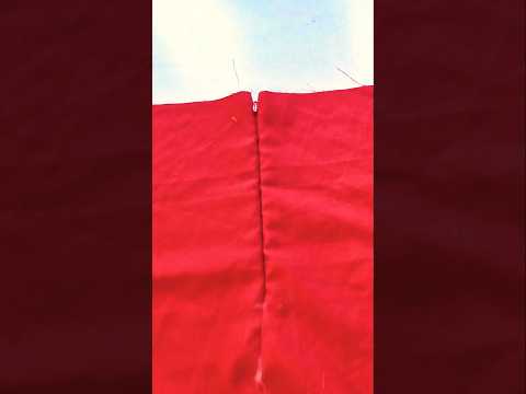 How to sew invisible zip | How to attach invisible zipper #invisible #zip