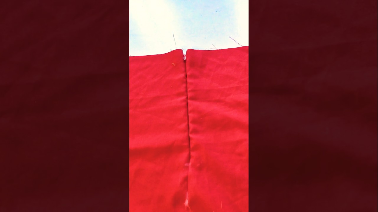 Step-by-Step Guide: Sewing and Attaching an Invisible Zipper 🧵