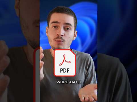 PDF in WORD umwandeln (schnell & kostenlos)