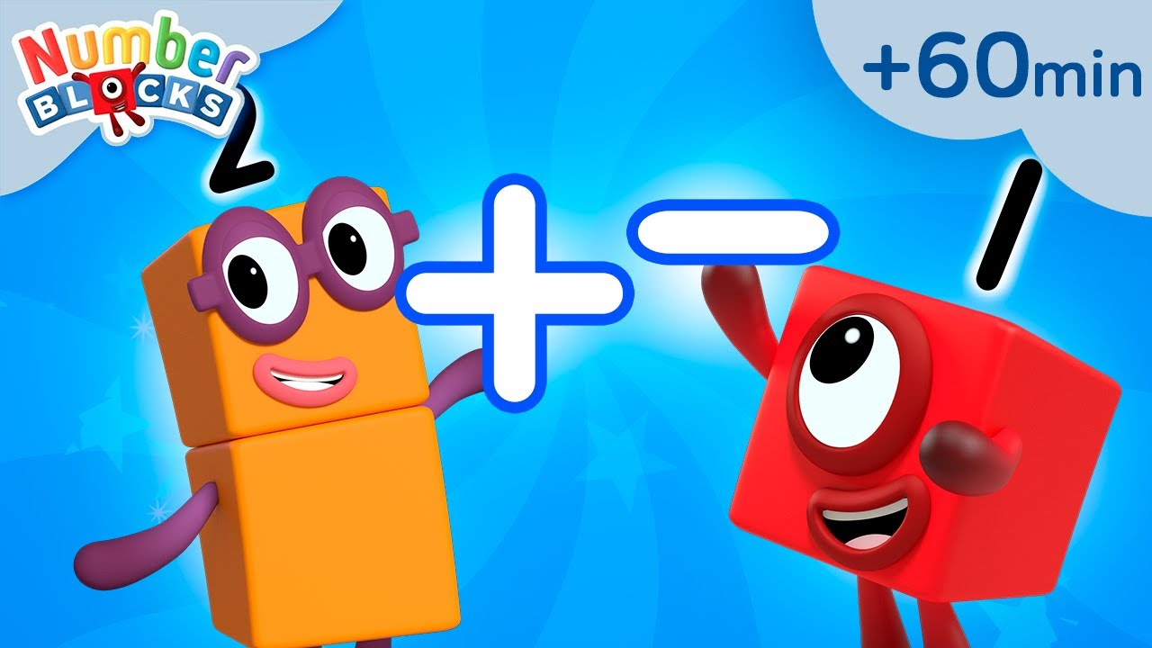 Numberblocks Level 1: Addition and Subtraction for Kids | Math Learning Cartoons