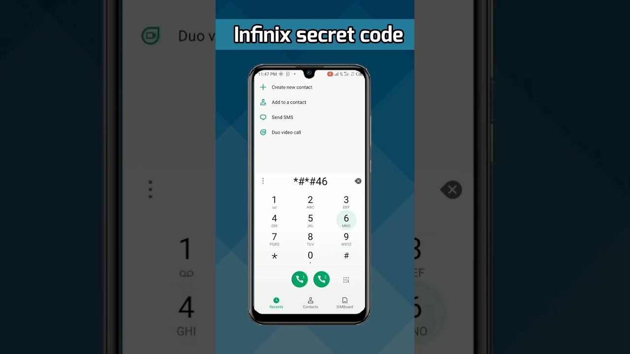 Infinix Secret Code Revealed 🤫