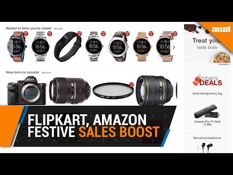 Amazon, Flipkart claim huge boost from festive season sales