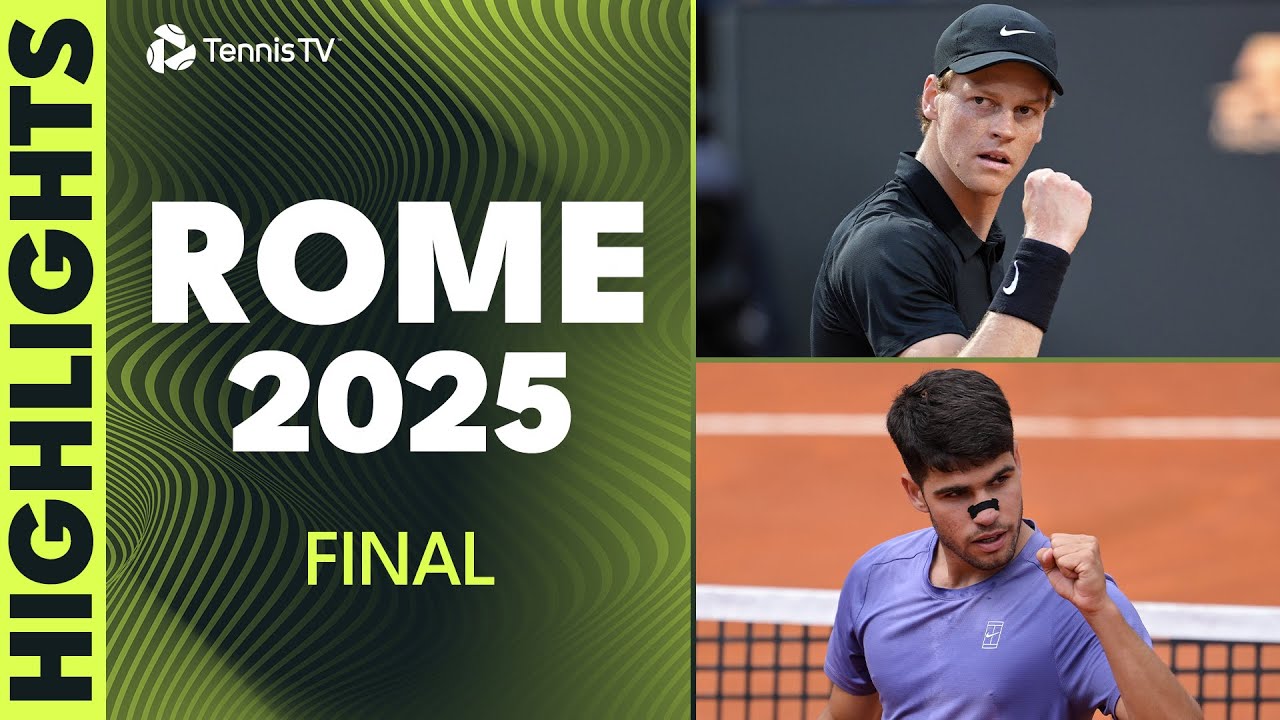 Epic Rome 2025 Final: Sinner vs Alcaraz for the Championship! ๐