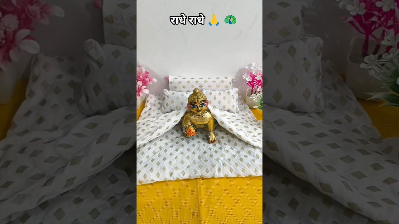 लडडू गोपाल की सुबह की पूजा और दिनभर की सेवा 🕉️