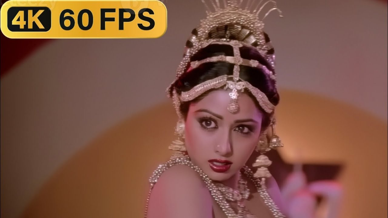 4K Remastered Aye Mohabbat | Sridevi & More 🎶