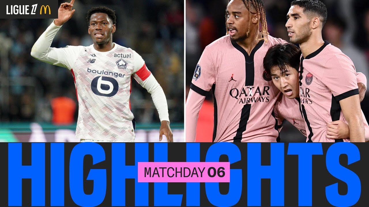 Résumé Excitant de la 6ème Journée de la Ligue 1 McDonald's ⚽