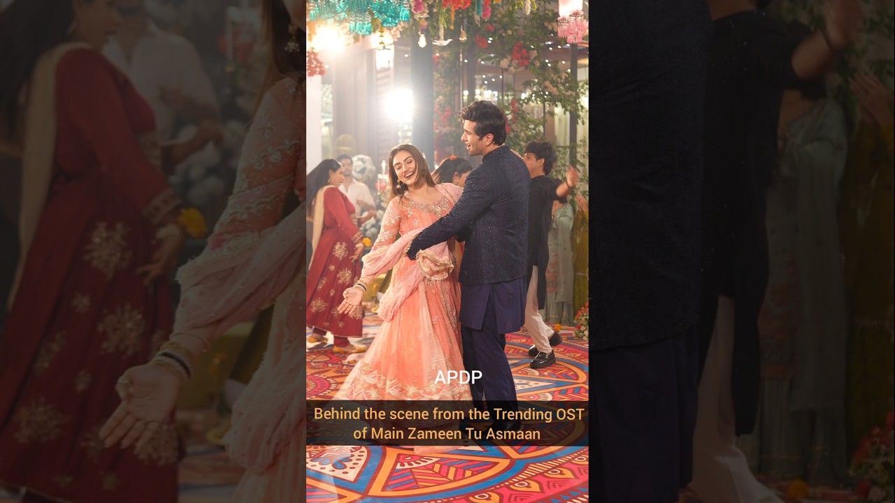 Exclusive Behind-the-Scenes of Feroze Khan & Hiba Bukhari's OST Shoot for 'Main Zameen Tu Asmaan' 🎬