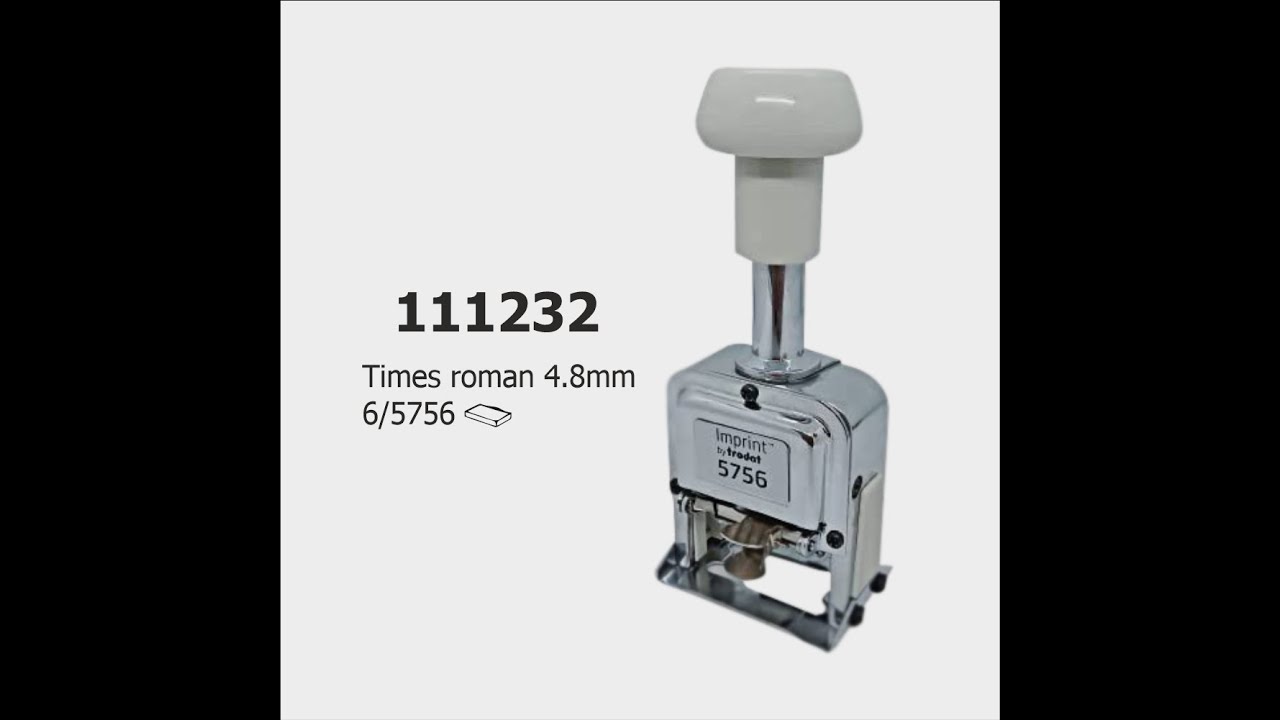 Guide to Using Trodat Automatic Numbering Machine