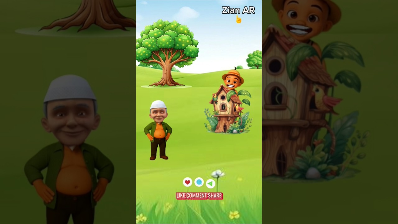 UPIN & IPIN Main Petak Umpet Bareng Bapak! π #Shorts