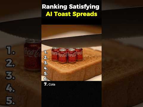 Ranking The Most Satisfying AI Toast Spreads #ranking #satisfying #ai #asmr