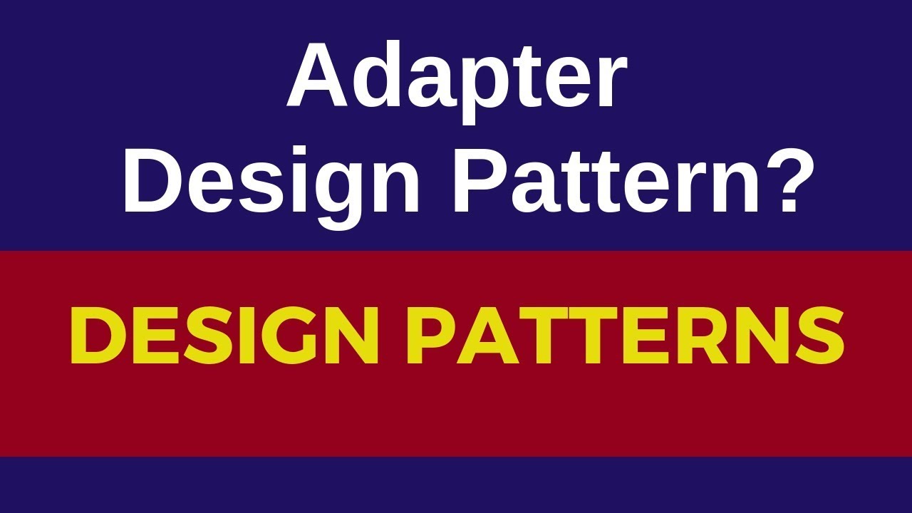 Adapter  design pattern with real time example|Adapter pattern