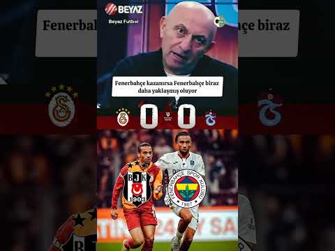 Sinan Engin: Bugün Galatasaray kazansaydı Beşiktaş-Fenerbahçe derbisi çok stresli geçecekti!