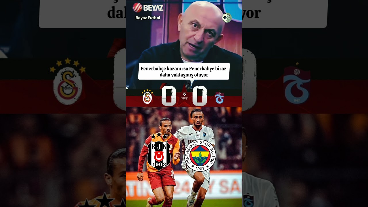 Sinan Engin: Galatasaray's Win Would Have Made Beşiktaş-Fenerbahçe Derbi Even More Tense ⚽