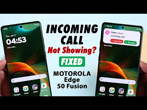 Motorola Incoming Call Not Showing? - How To Fix!