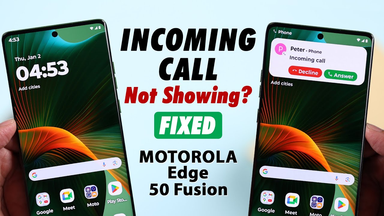 Motorola Incoming Call Not Showing? - How To Fix!