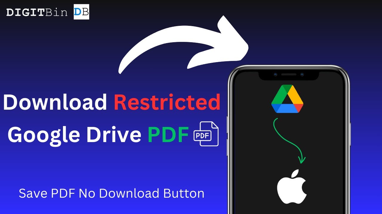 How to Download View-Only PDFs from Google Drive on iOS (2025)