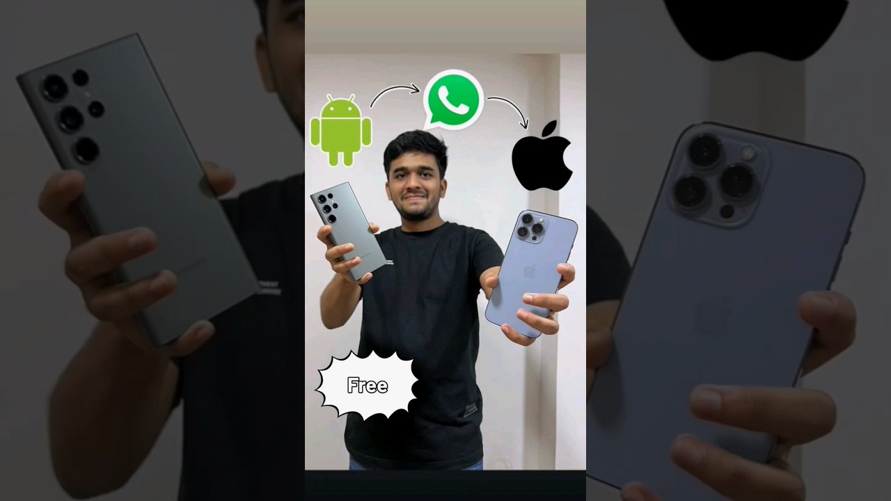 Transfer WhatsApp Chats from Android to iPhone π±