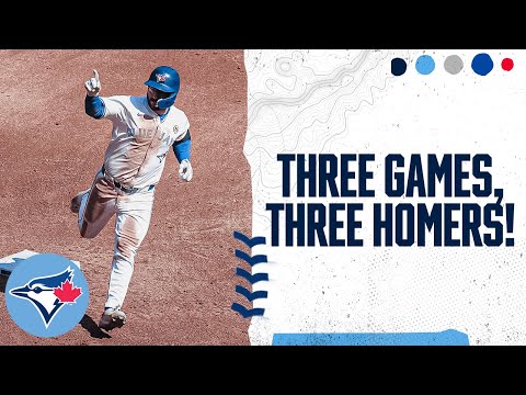 Davis Schneider homers in three-straight games!