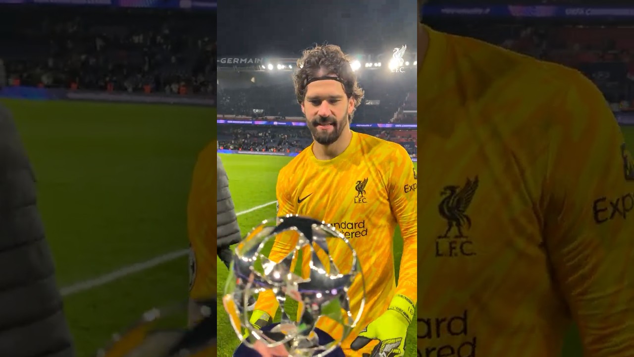 Alisson Wins Champions League Player of the Match 🏆