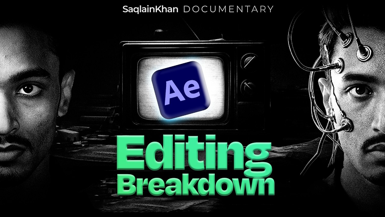 Master Cinematic Documentary Editing with Saqlain Khan | Step-by-Step After Effects Tutorial 🎬