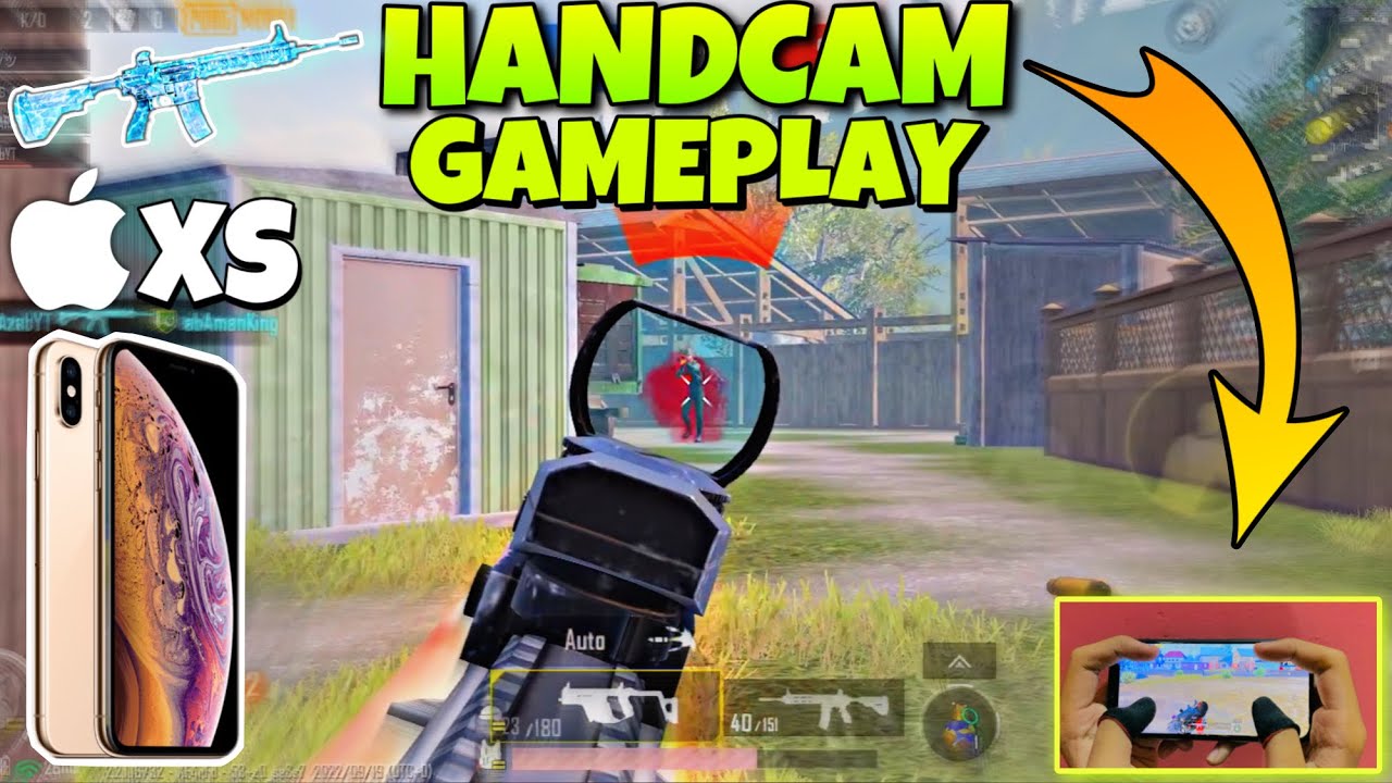 iPhone XS PUBG Mobile Handcam Gameplay 2022🔥