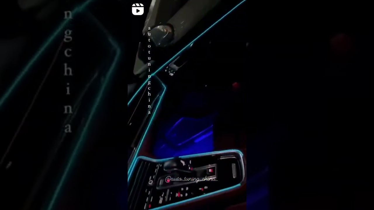 Car Interior LED Light Installation