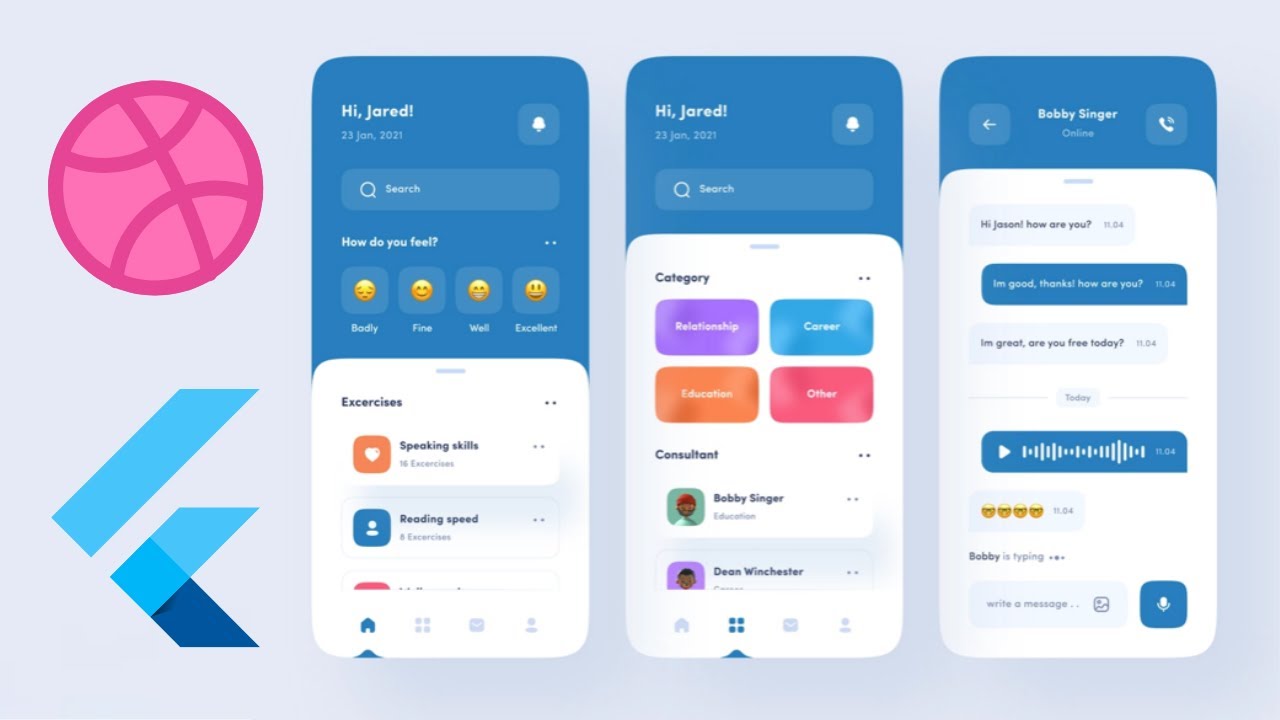 Clone a Dribbble Design with Flutter π