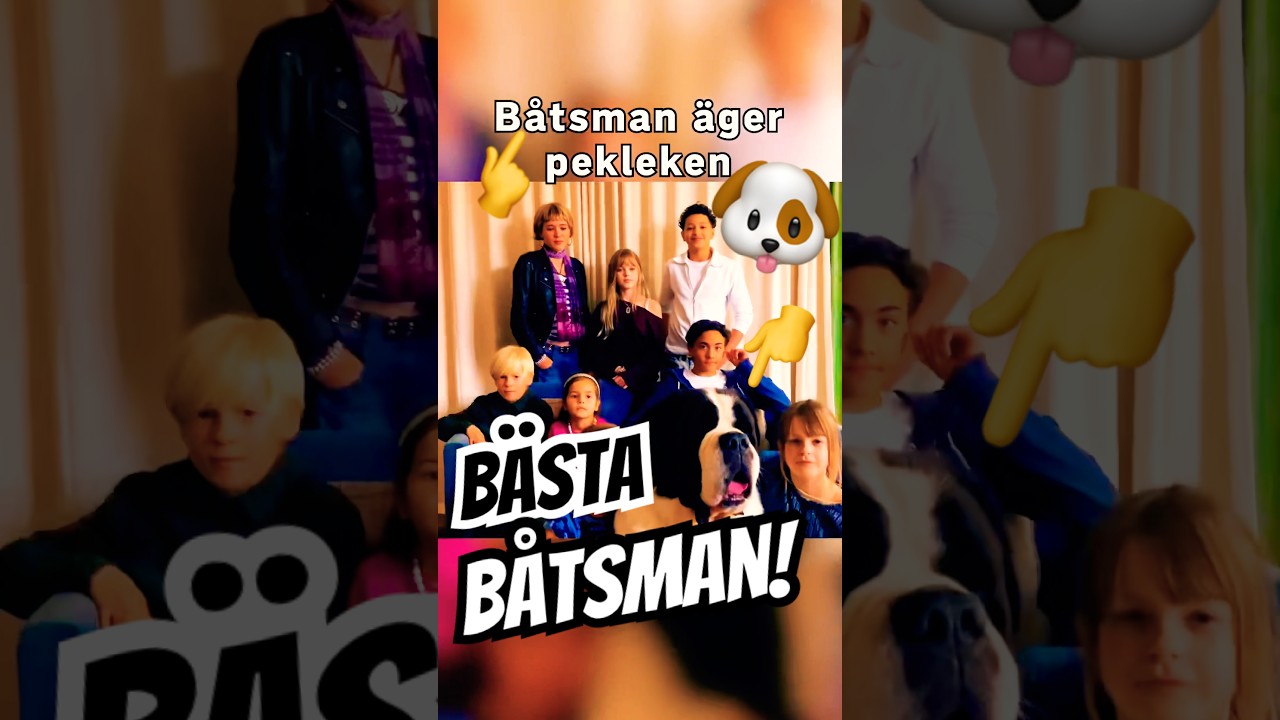 Båtsman 🦴 Plays Pekelek with Cast from 'Vi på Saltkråkan' | Behind the Scenes on SVT