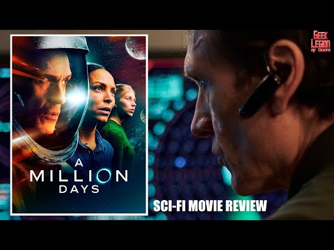A MILLION DAYS ( 2023 Simon Merrells ) Moon Mission Sci-Fi Movie Review