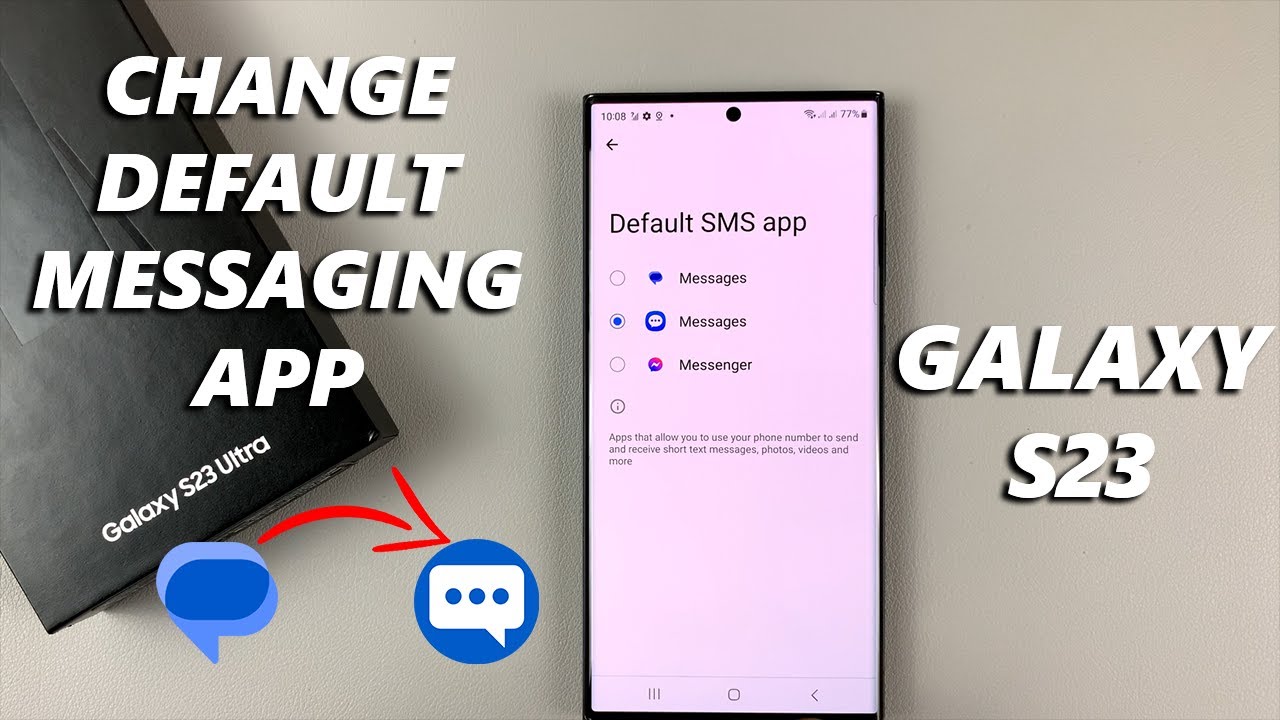 Easily Change Your Default Messaging App on Samsung Galaxy S23 Series 📱