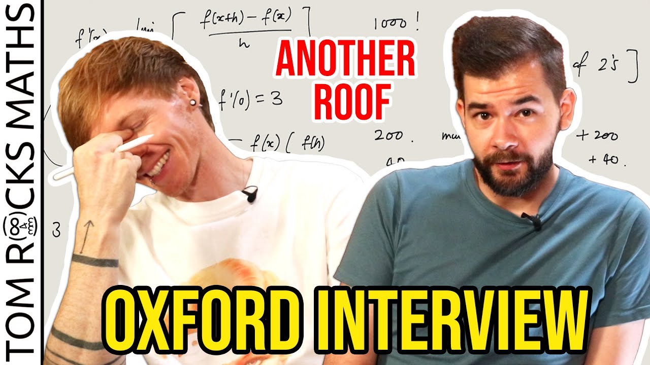 Oxford Mathematician Dr. Tom Crawford Faces Surprise Admissions Interview 🎓