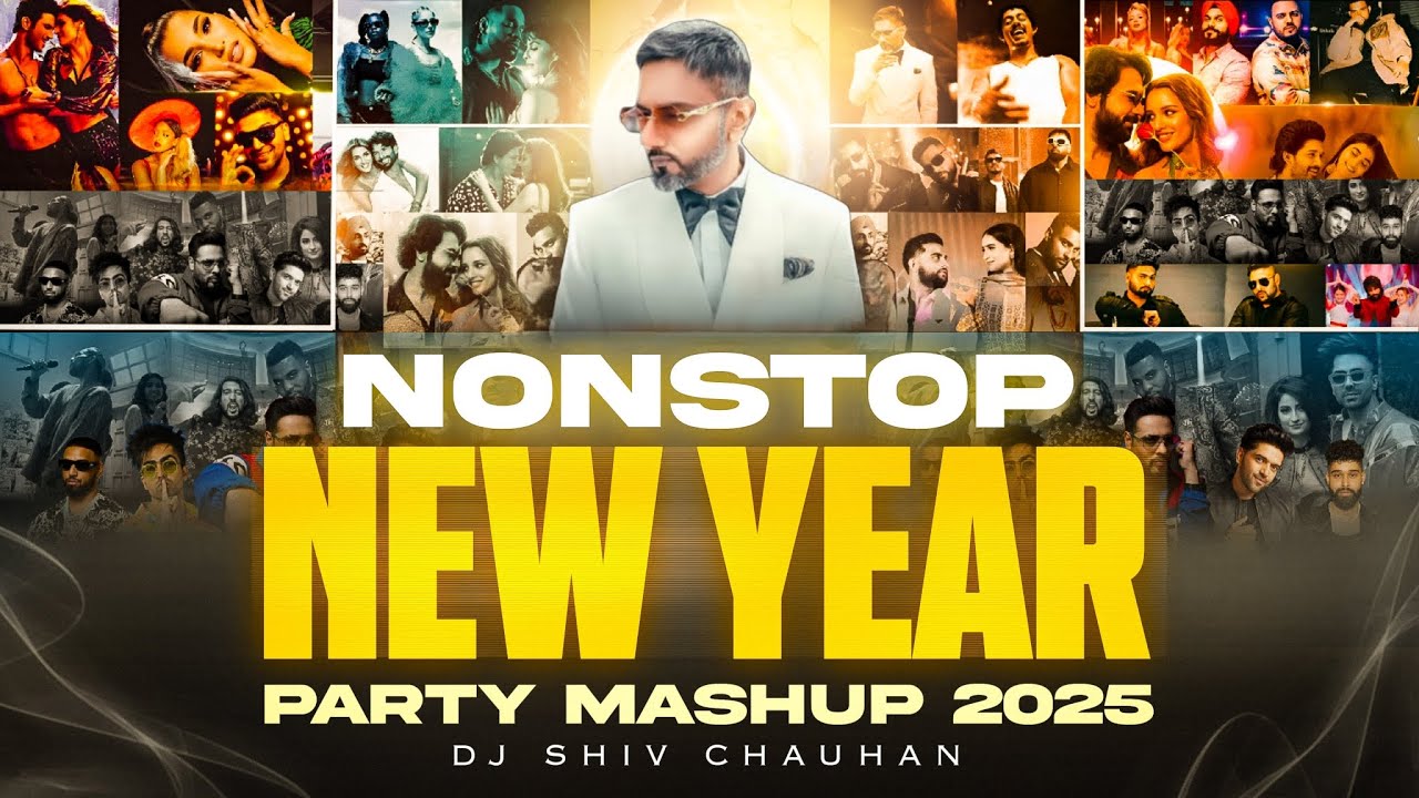 Epic 2025 New Year Party Mashup 🎉 | Bollywood & Punjabi Hits by DJ Shiv Chauhan