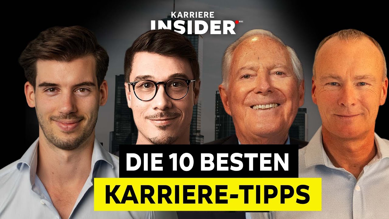 Die 10 BESTEN Karriere-Tipps von 100+ Top-Managern | Karriere Insider