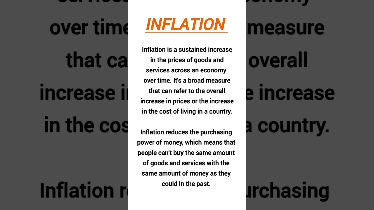 What Is Inflation? Quick Explanation 📉