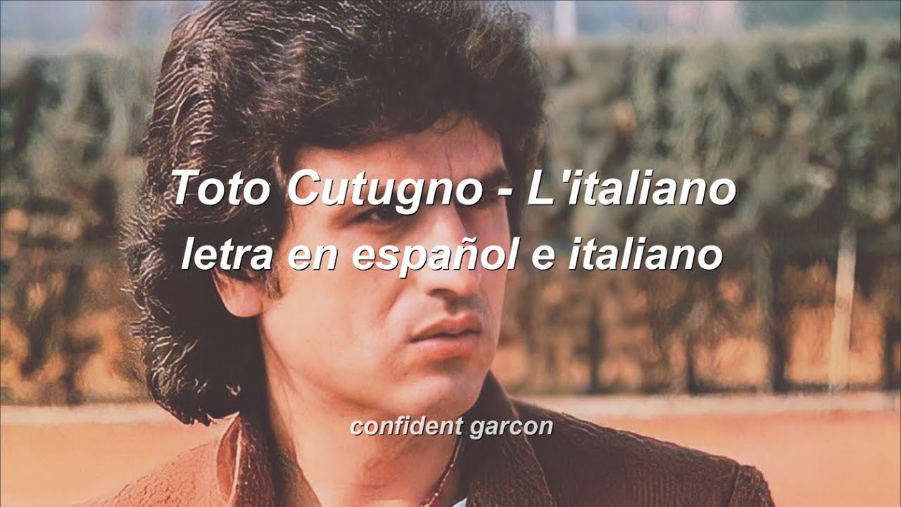 Toto Cutugno - L'italiano 🎶 Letra en Español e Italiano | La Canción Clásica del Festival de Eurovisión