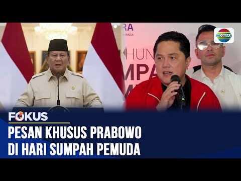 Semarak Hari Sumpah Pemuda ke-97, Presiden Prabowo Ajak Generasi Muda Bergerak Bersatu | Fokus