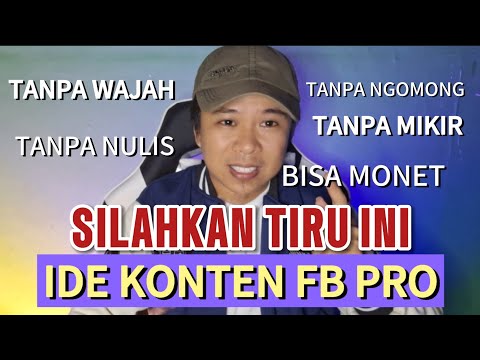IDE KONTEN TANPA WAJAH, TANPA NGOMONG, TANPA NULIS SCRIPT, TANPA MIKIR, CUMA PAKAI HP BISA MONET‼️🔥