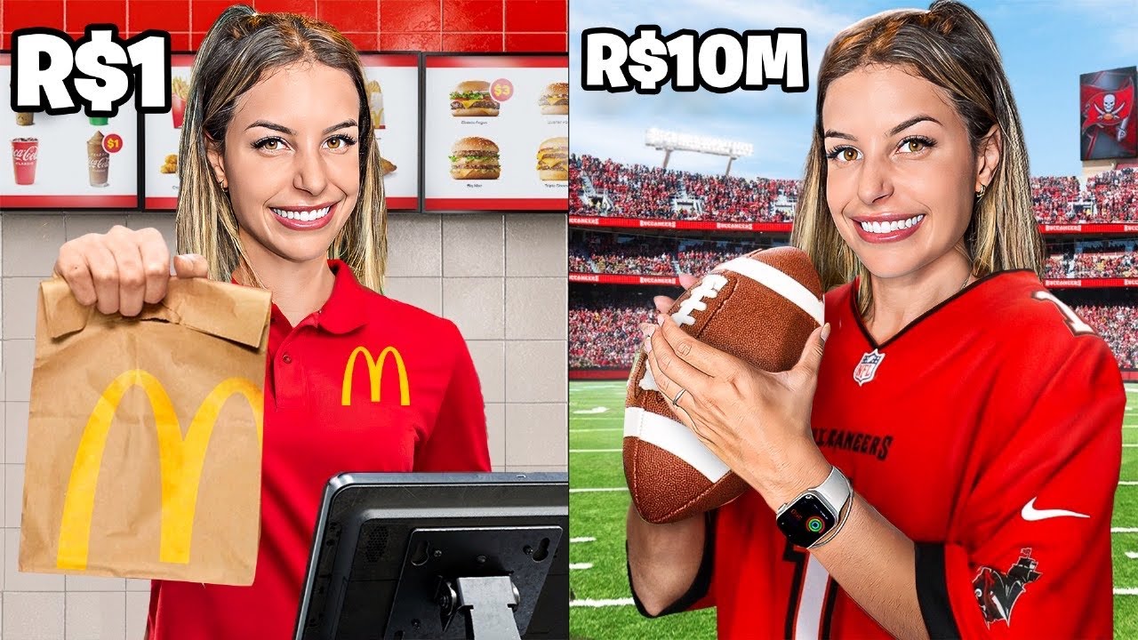 Emprego de R$1 vs R$10 Milhões 💸