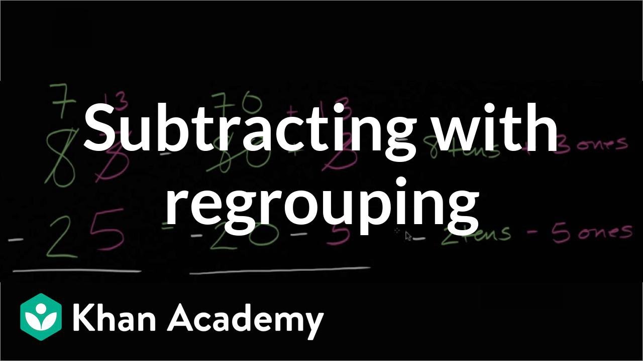Subtract with Regrouping | Early Math 🧮