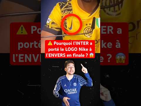 La RAISON est INCROYABLE 😱 #psg #inter #maillot #finale #liguedeschampions #parissaintgermain