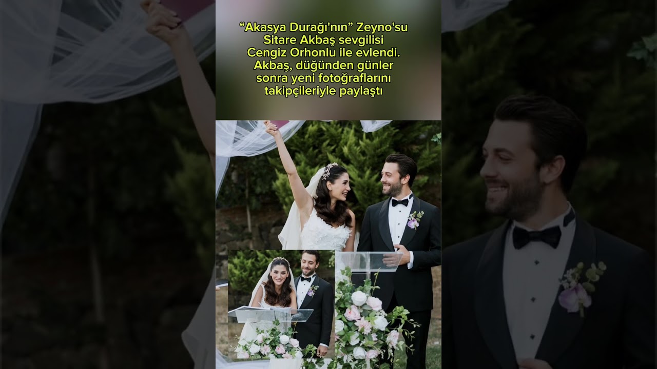Sitare Akbaş, Sevgilisi Cengiz Orhonlu ile Evlendi! 💍