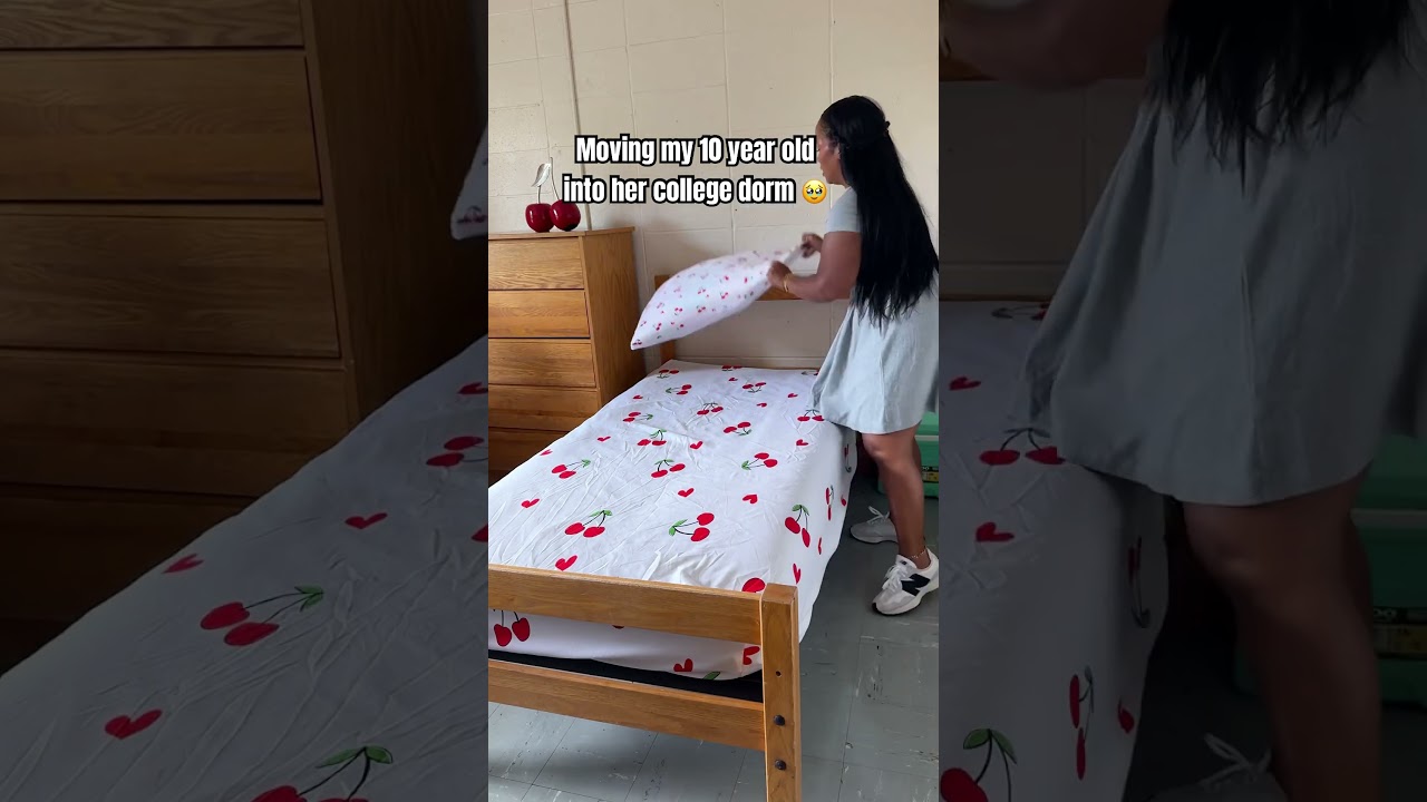 Emotional Moments as I Help My 10-Year-Old Move Into Her College Dorm 🏫