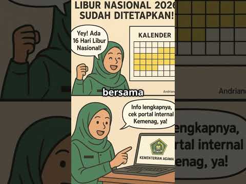 CATAT‼️CUTI BERSAMA & LIBUR PANJANG IDUL FITRI TAHUN 2026✔️#shorts