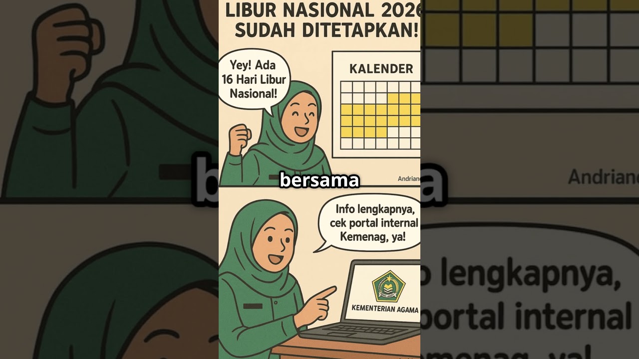 Pengumuman Cuti Bersama dan Libur Panjang Idul Fitri 2026