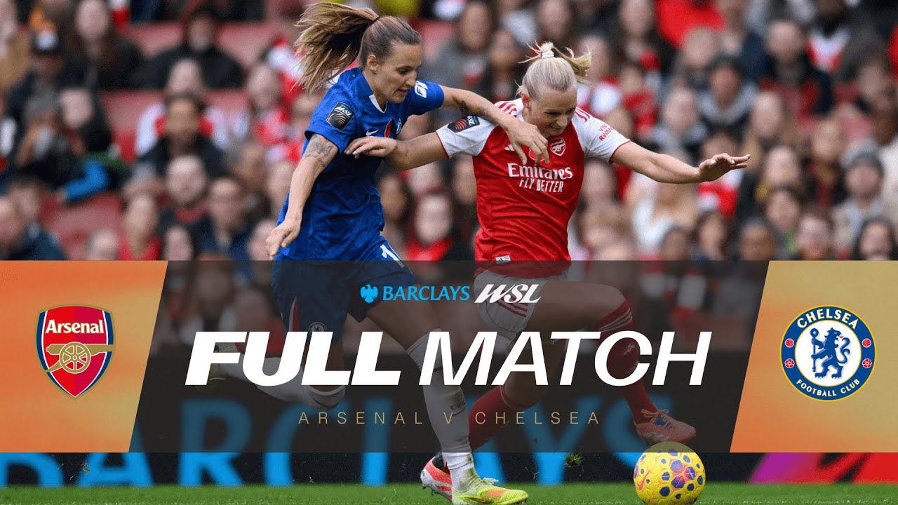 Arsenal vs Chelsea | Barclays WSL 25/26 Full Match ⚽