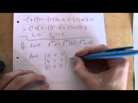 Mathematik - Klausur (für Informatiker) - Aufgabe 1