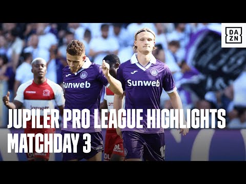 Jupiler Pro League Matchday 3 Highlights ⚽