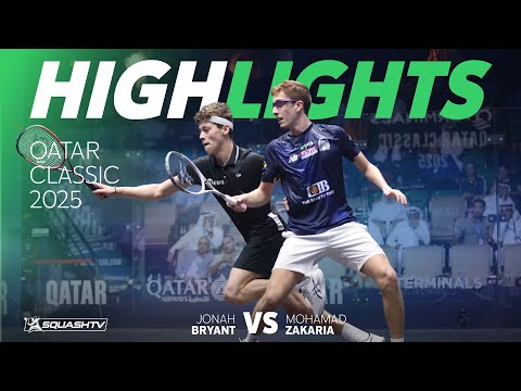 🇪🇬 Zakaria v Bryant 🏴󠁧󠁢󠁥󠁮󠁧󠁿 | Qatar Classic 2025 | ROUND 2 HIGHLIGHTS